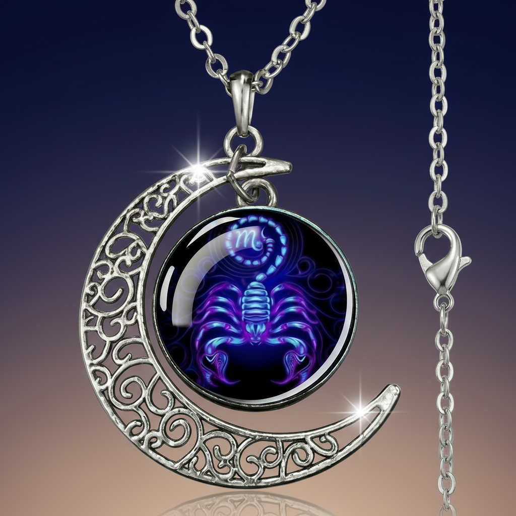 Zodiac Glow Pendant Necklaces