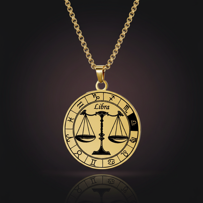 Zodiac Signet Pendant