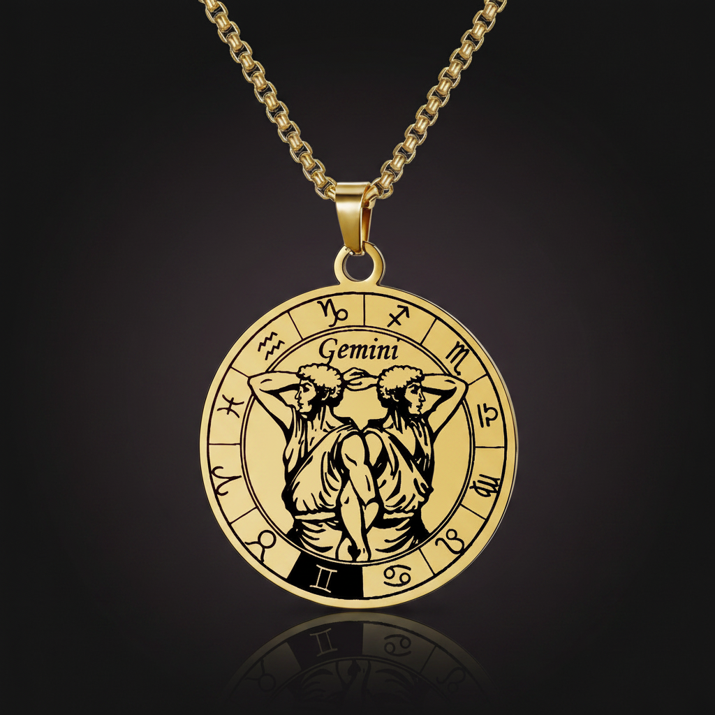 Zodiac Signet Pendant
