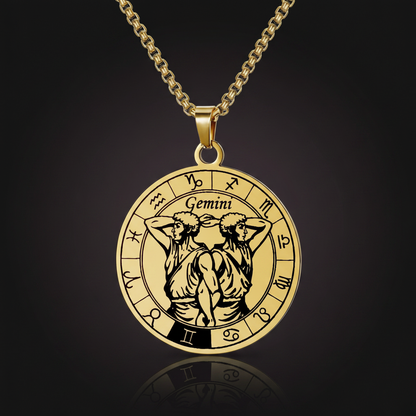 Zodiac Signet Pendant