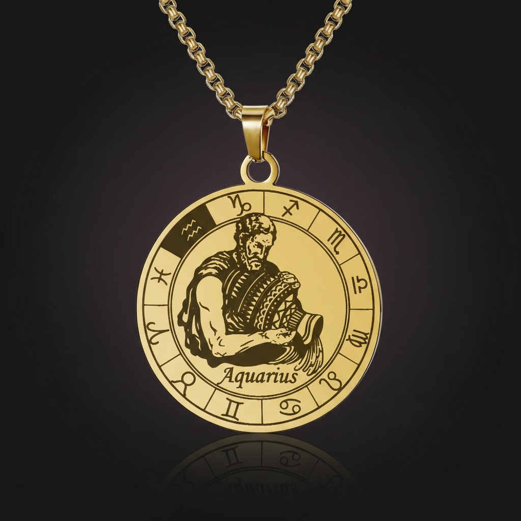 Zodiac Signet Pendant