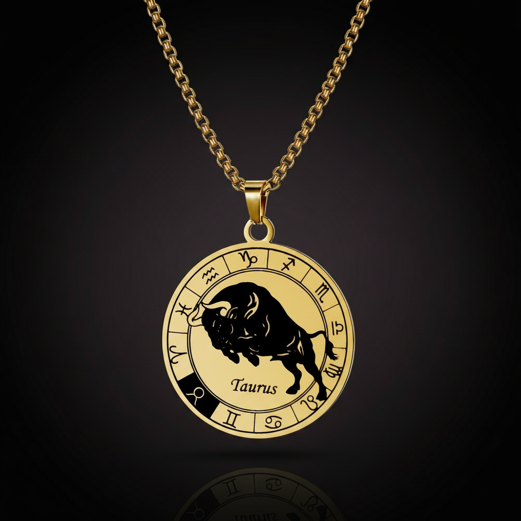 Zodiac Signet Pendant