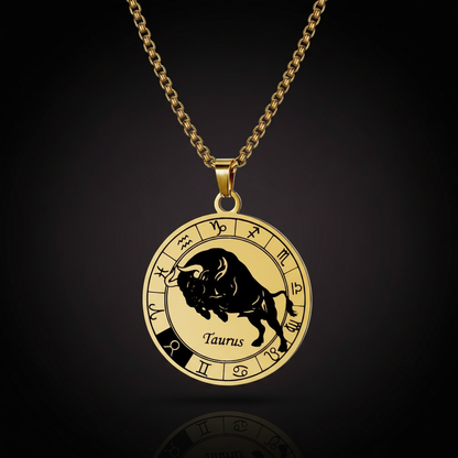 Zodiac Signet Pendant