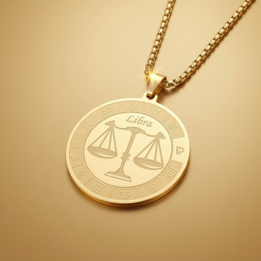 Radiant Gold Zodiac Necklace