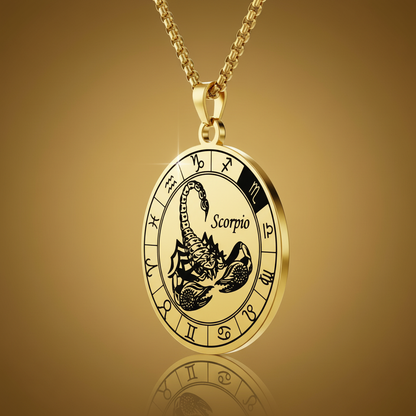 Zodiac Signet Pendant