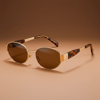 LuxOva™ – Retro Oval Sunglasses