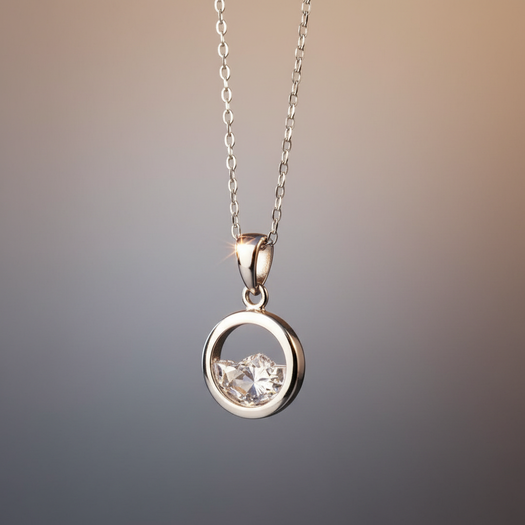 Crystal Glow Pendant Necklace