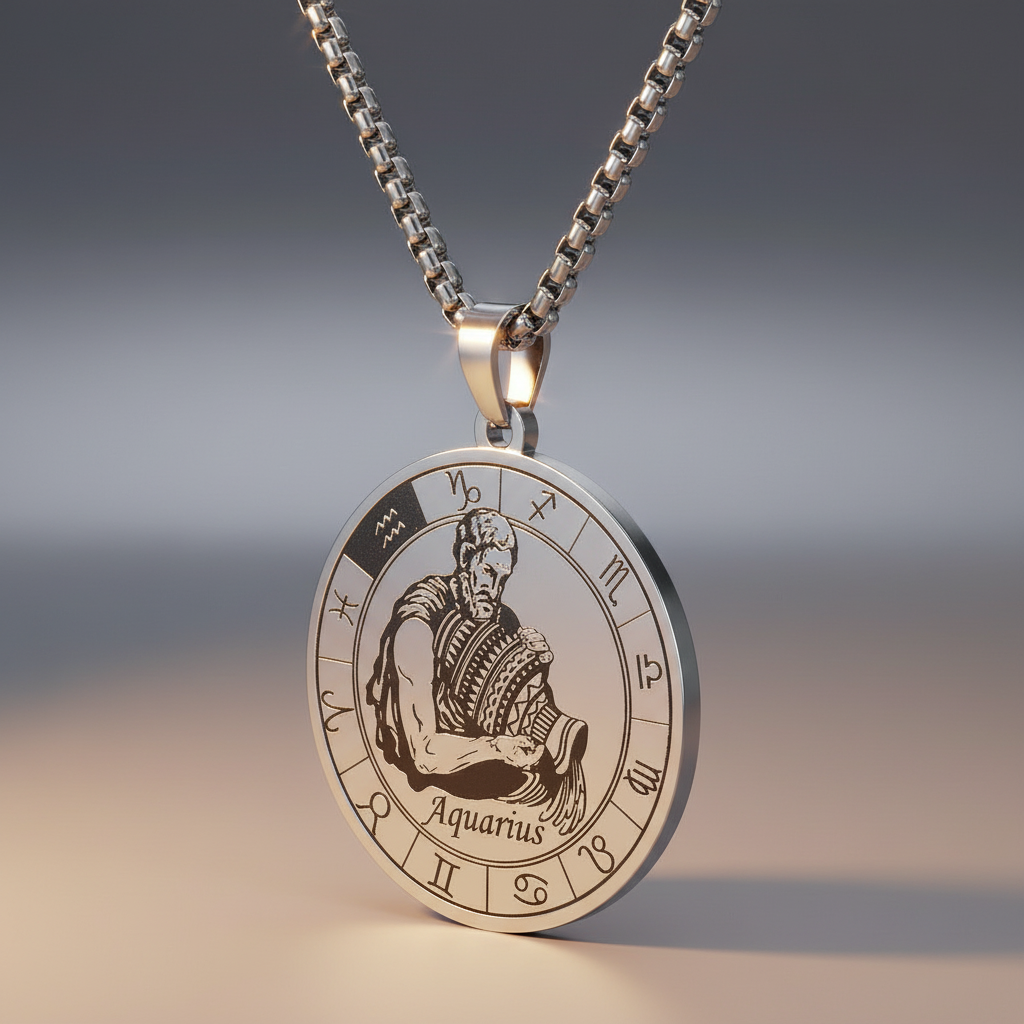 Zodiac Signet Pendant
