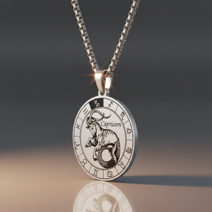 Zodiac Signet Pendant
