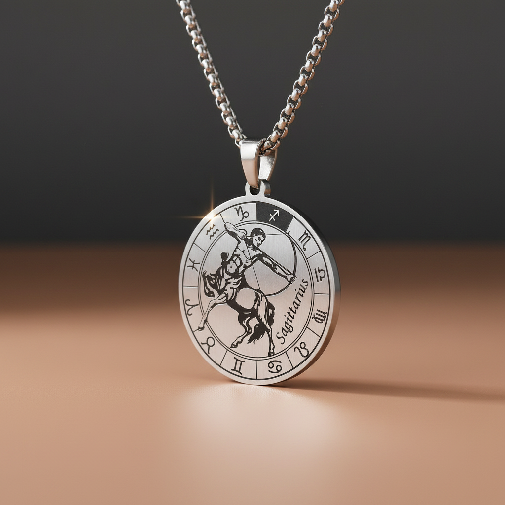 Zodiac Signet Pendant