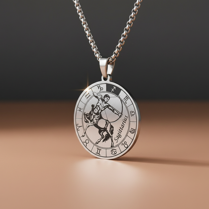 Zodiac Signet Pendant