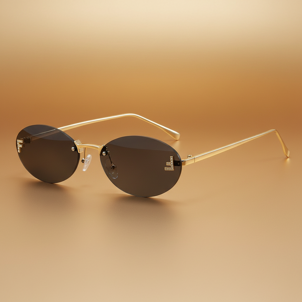 Flektro™ – Rimless Cat-Eye Ovals