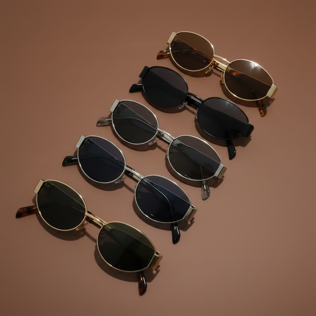 LuxOva™ – Retro Oval Sunglasses