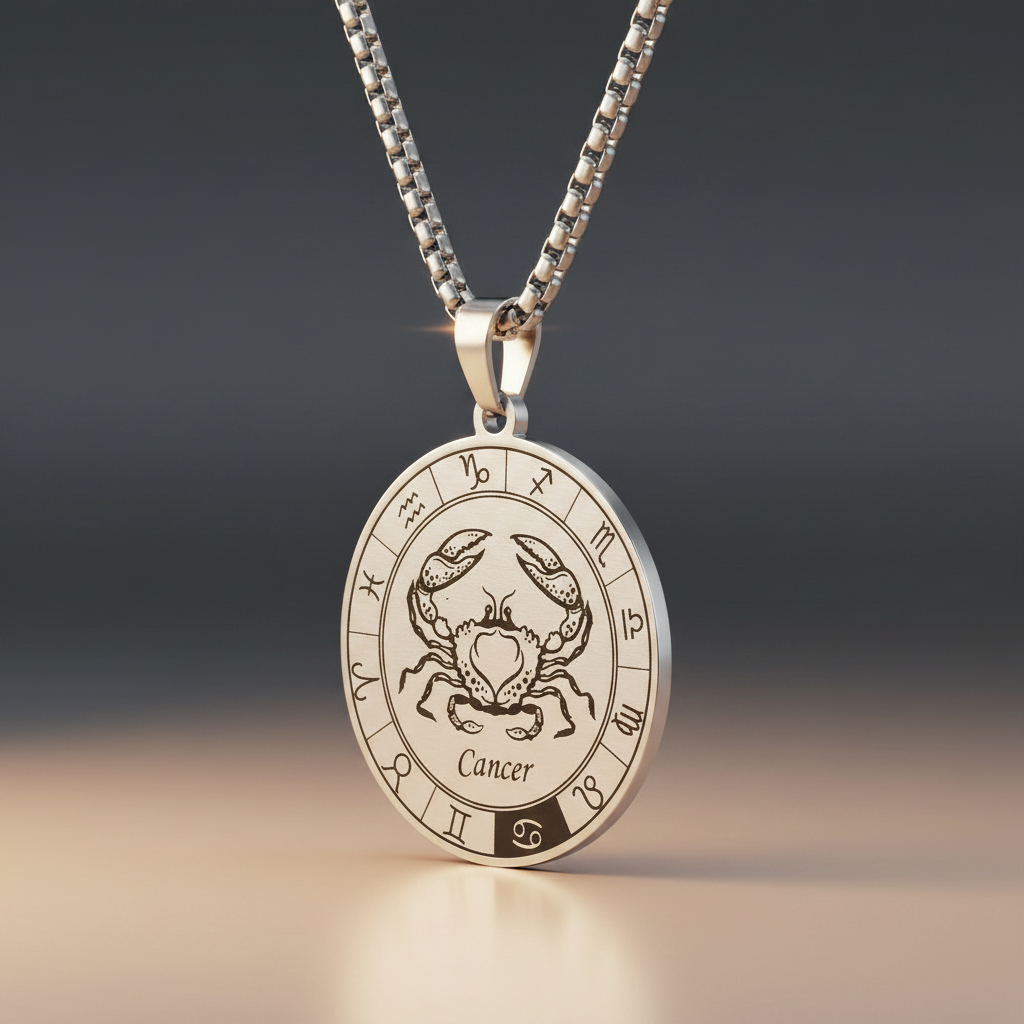 Zodiac Signet Pendant