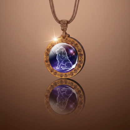 ZodiacWood Charm Necklace