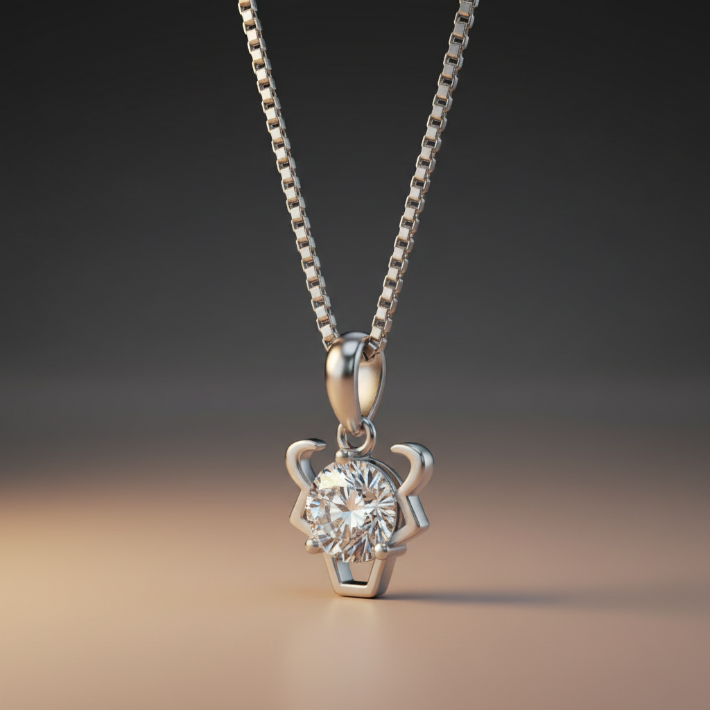 Zodiac Moissanite Necklace
