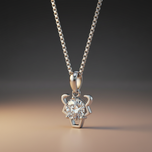Zodiac Moissanite Necklace