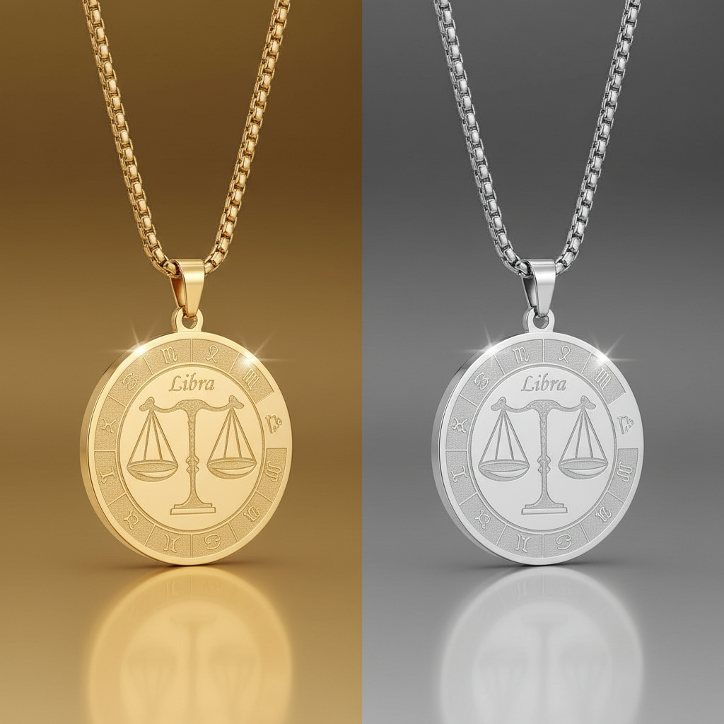 Radiant Gold Zodiac Necklace