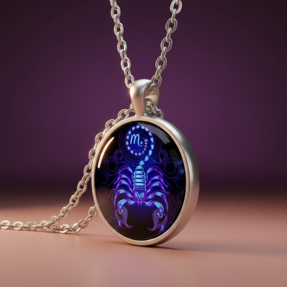 Stellar Glow Zodiac Necklaces