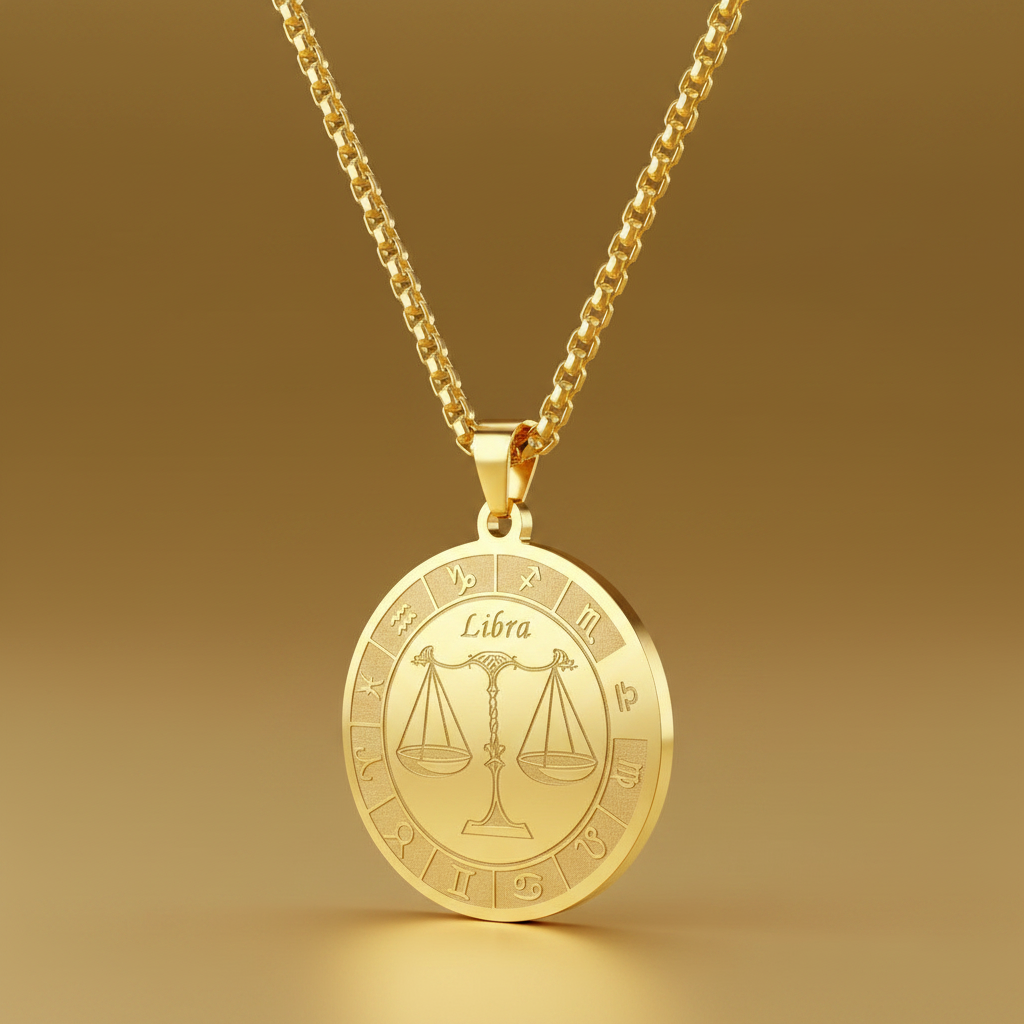 Radiant Gold Zodiac Necklace