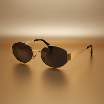 LuxOva™ – Retro Oval Sunglasses