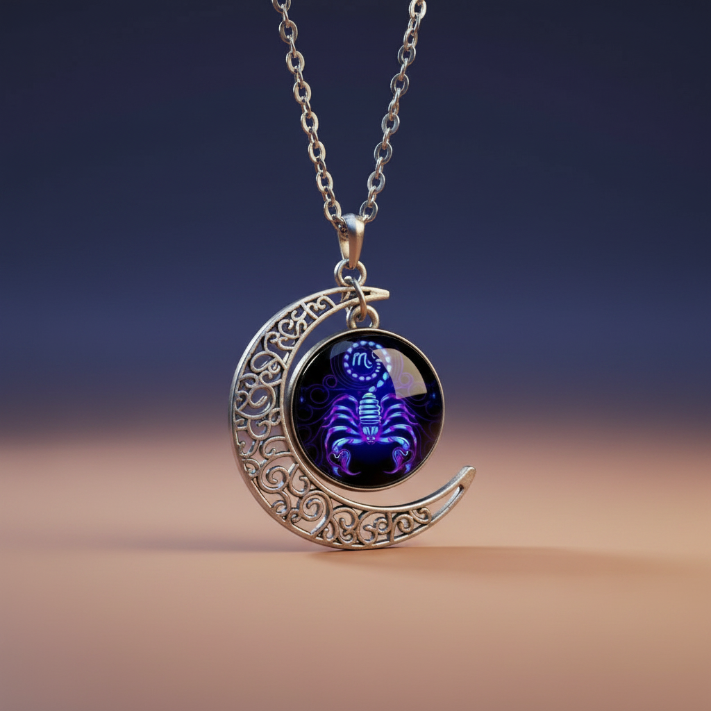 Zodiac Glow Pendant Necklaces