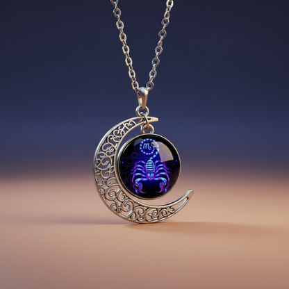 Zodiac Glow Pendant Necklaces