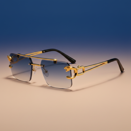 SkyFrame™ Luxe – Rimless Double Bridge Sunglasses