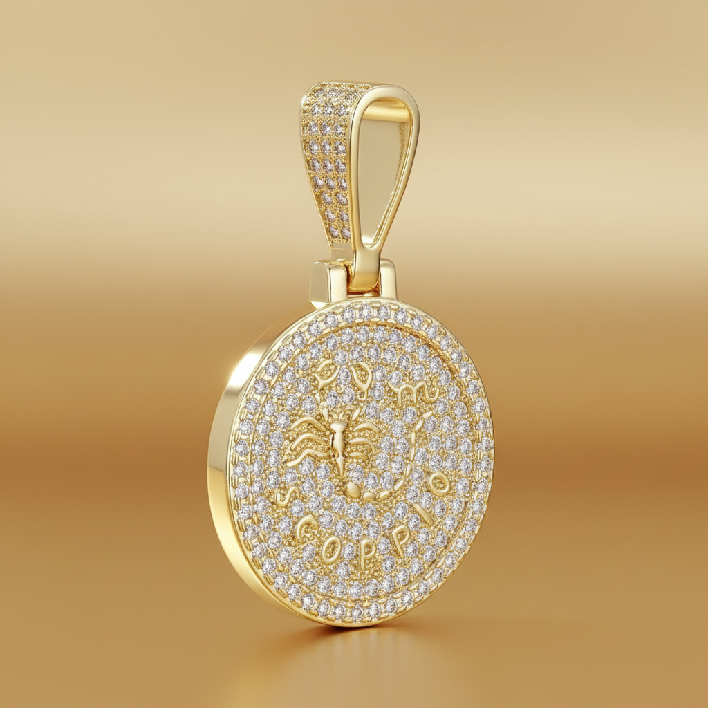 Celestial Luxe Zodiac Medallion
