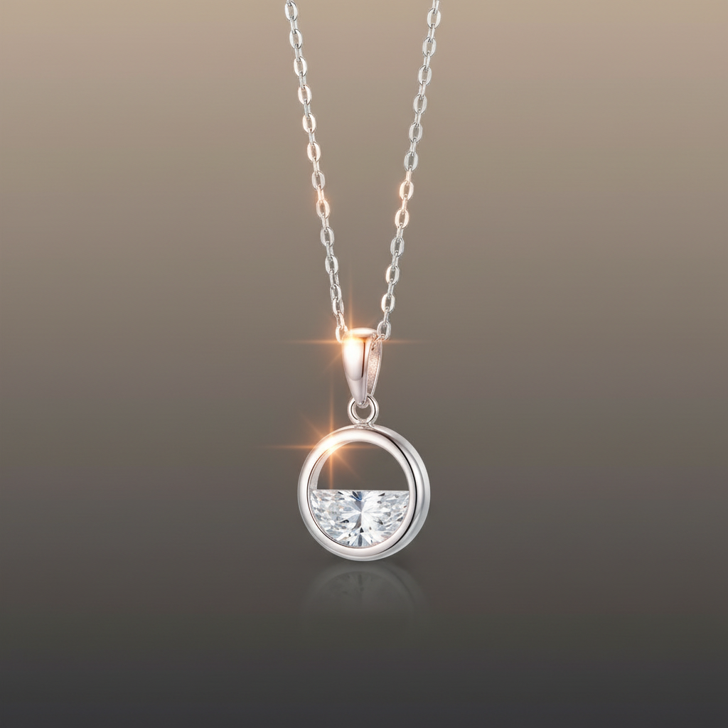 Crystal Glow Pendant Necklace