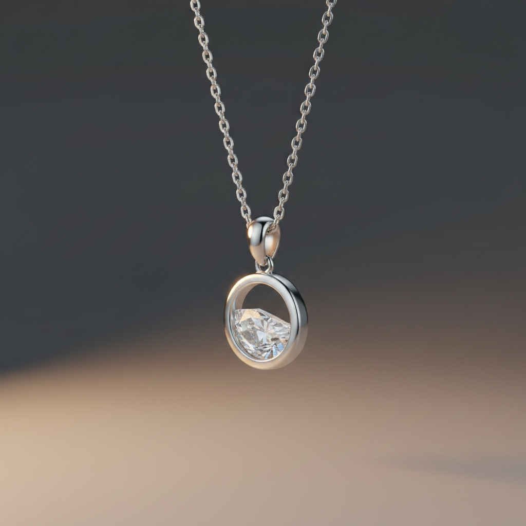 Crystal Glow Pendant Necklace