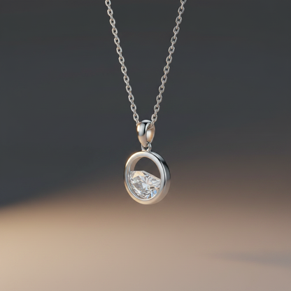 Crystal Glow Pendant Necklace