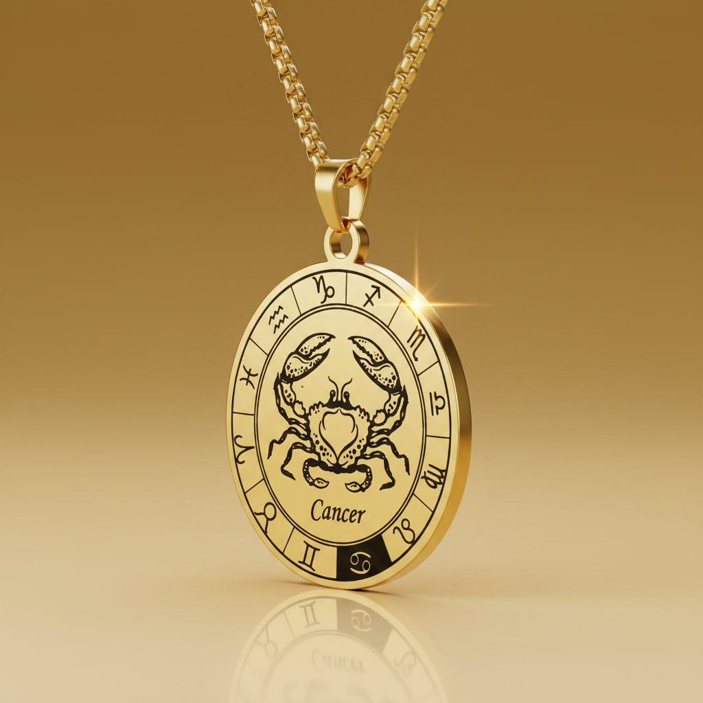 Zodiac Signet Pendant