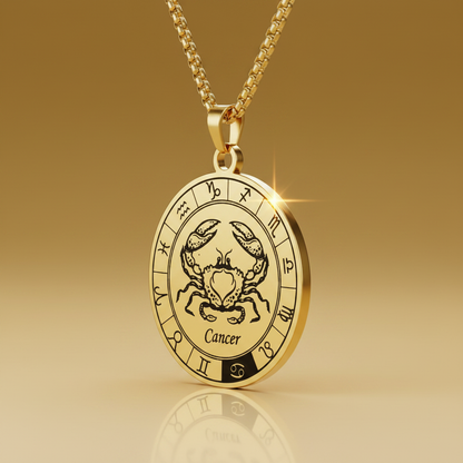 Zodiac Signet Pendant