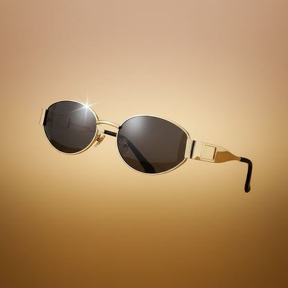 LuxOva™ – Retro Oval Sunglasses
