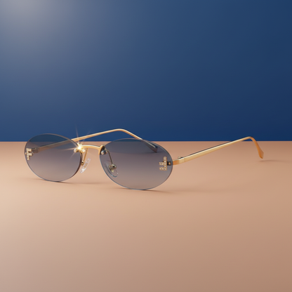 Flektro™ – Rimless Cat-Eye Ovals