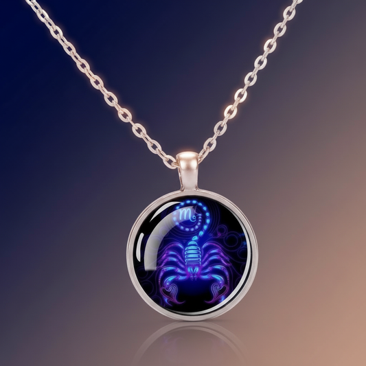 Stellar Glow Zodiac Necklaces