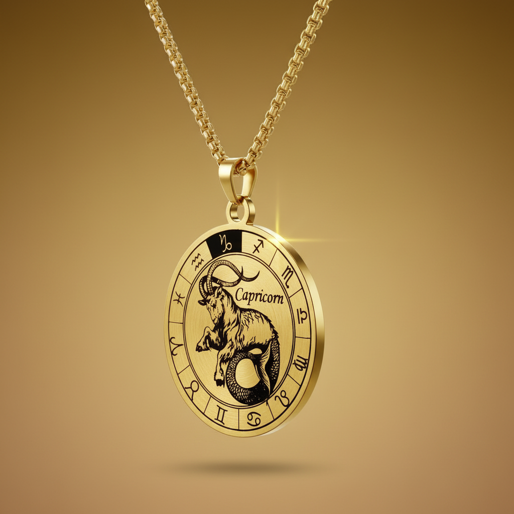 Zodiac Signet Pendant