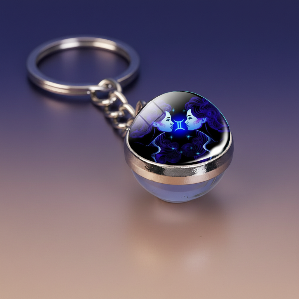 Celestial Charm Keychain