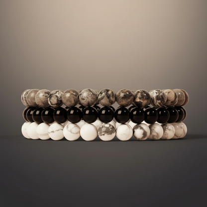 Tiger Eye Trio Bracelet Set