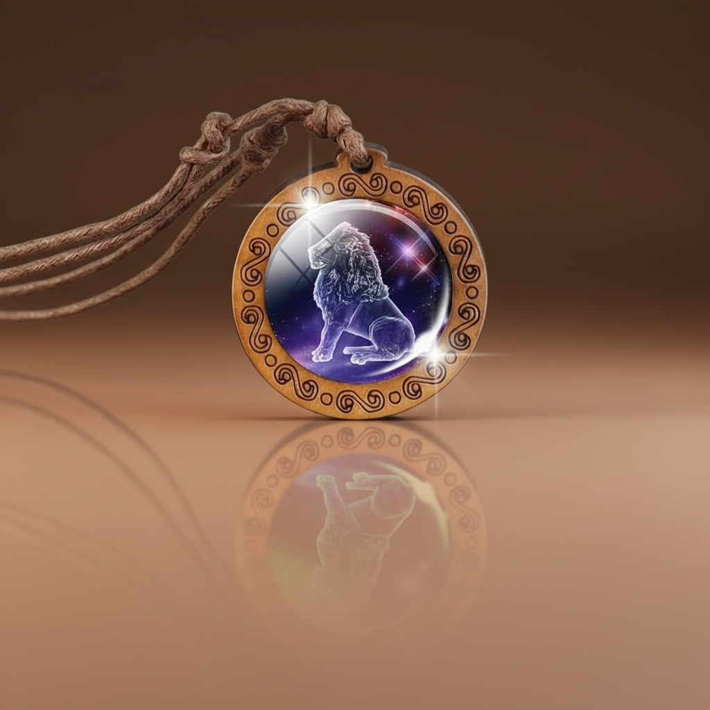 ZodiacWood Charm Necklace