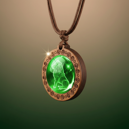 ZodiacWood Charm Necklace