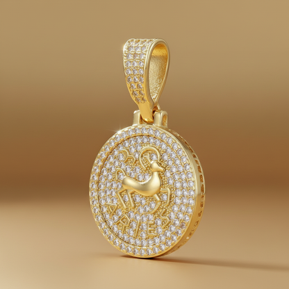 Celestial Luxe Zodiac Medallion