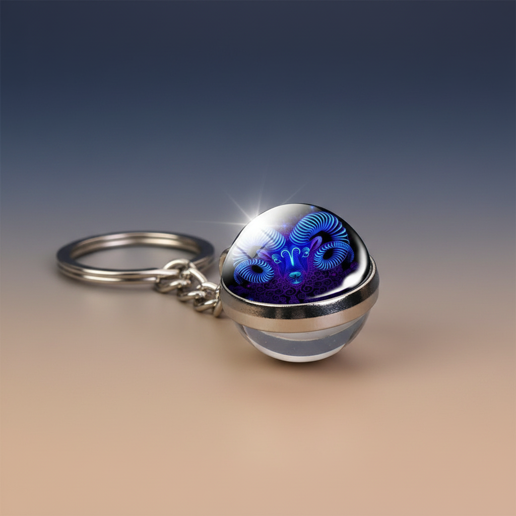 Celestial Charm Keychain