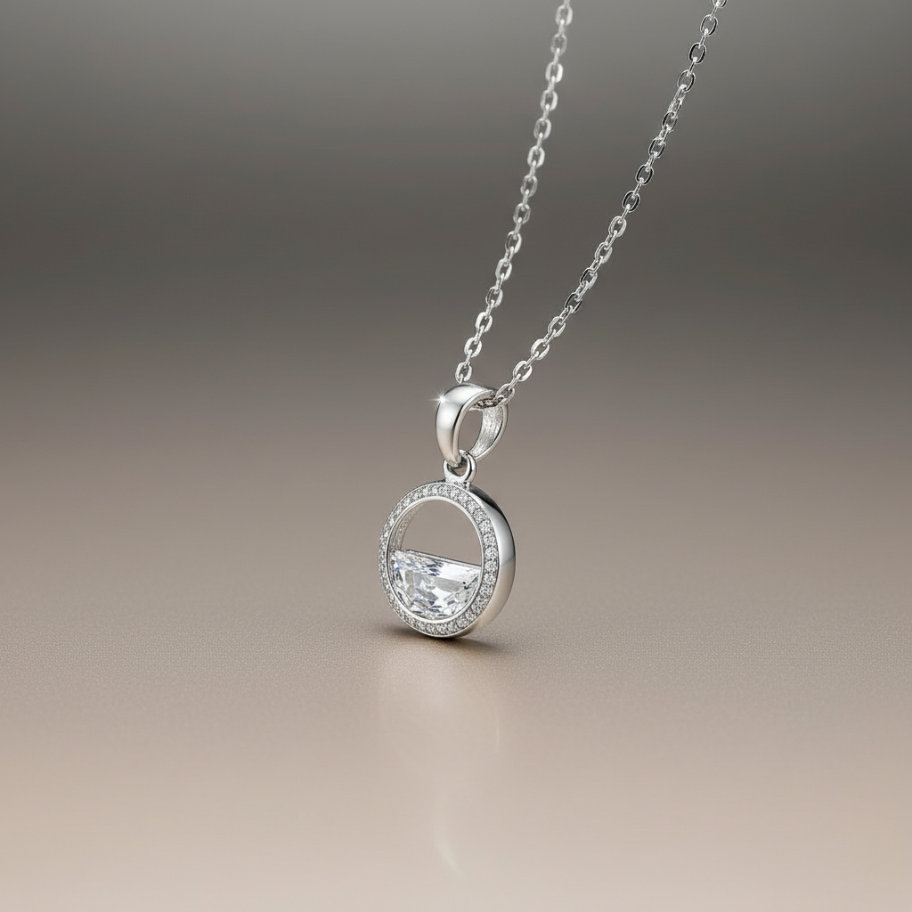 Crystal Glow Pendant Necklace