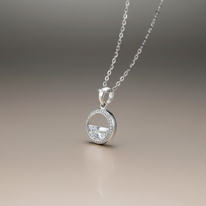 Crystal Glow Pendant Necklace