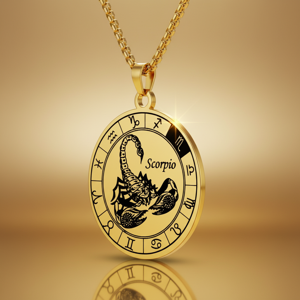 Zodiac Signet Pendant