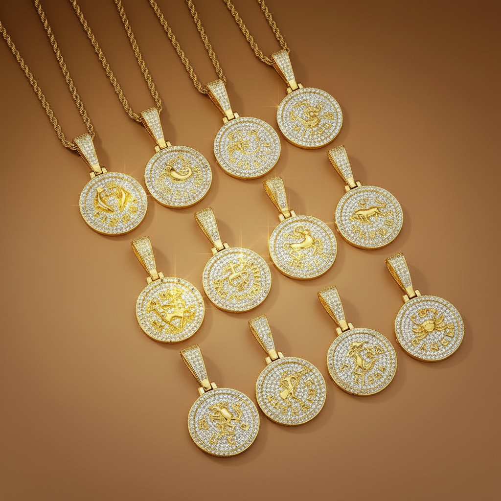 Celestial Luxe Zodiac Medallion