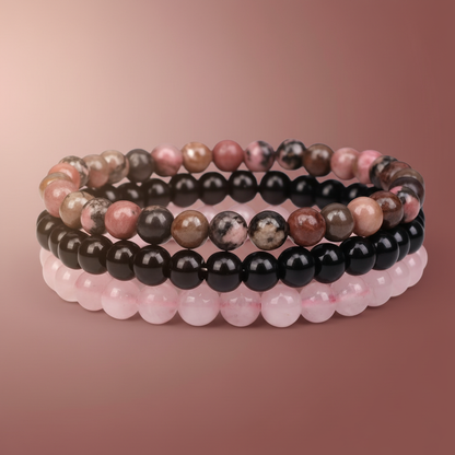 Tiger Eye Trio Bracelet Set