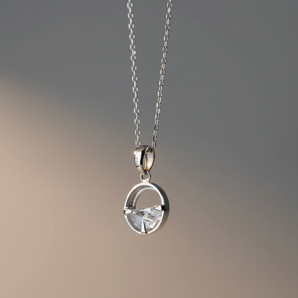 Crystal Glow Pendant Necklace